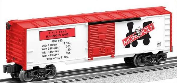 Monopoly Boxcar 3-Pack #5 - Illinois Ave image