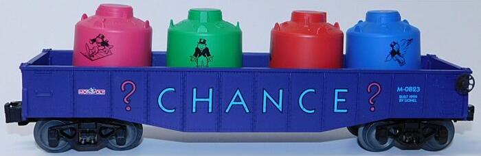 Monopoly Chance Gondola with Rich Uncle Pennybags Canisters image